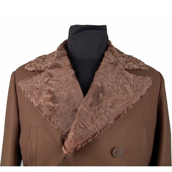 $4500 Belstaff Luxurious Black Label Catwalk Wool Astrakhan Avus Jacket Size L - Picture 10 of 11